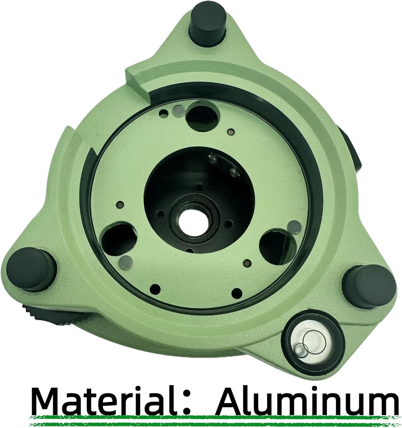Tribrach Without Optical Plummet Compatible with Topcon Sokkia Total Station, Aluminum Tribrach Adapter, Green Survey Equipment Tribrach