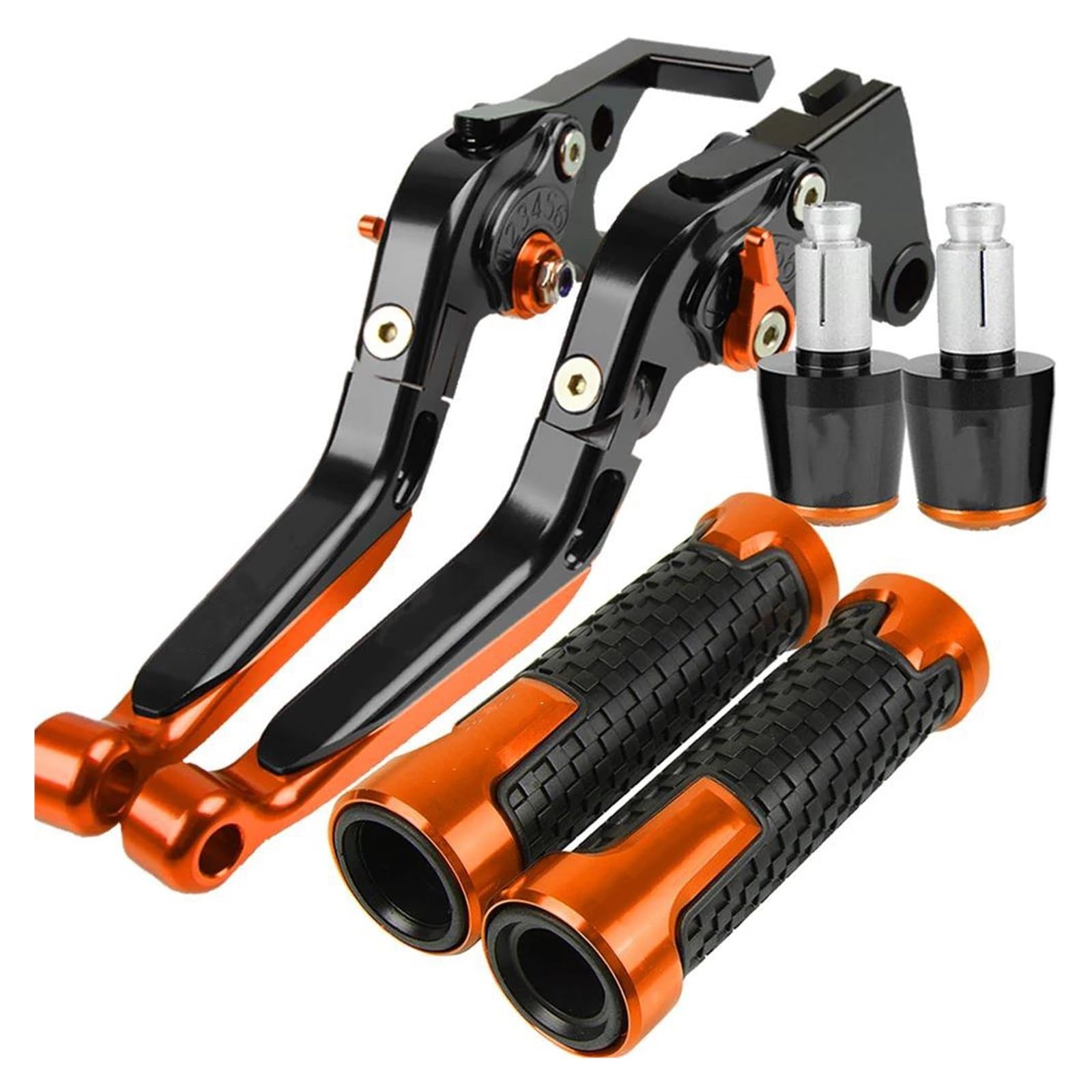 VSESTCDPB for CBR125R CB125R CBR150R CBR250R CBR250RR 2011-2018 2017 2016 2015 Motorcycle Brake Clutch Levers Handlebar Grips Ends Motorcycle Brake Clutch(R)