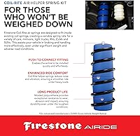 Vista 5 de Firestone Airide 4135 Coil-Rite - Kit de resortes neumáticos traseros para FJ Cruiser 2007-2014 y 4Runner 1998-2025 3-35 PSI Capacidad de carga
