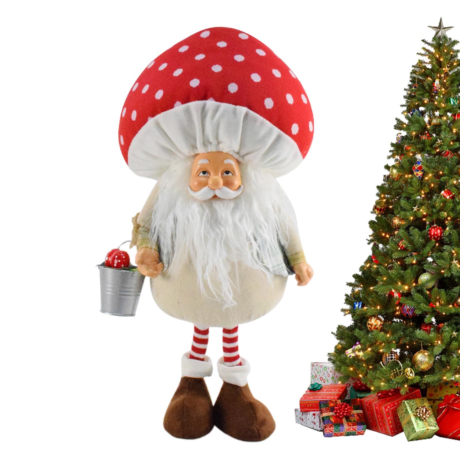 Amazon.co.jp: クリスマスノーム像-クリスマスマッシュルームドワーフ