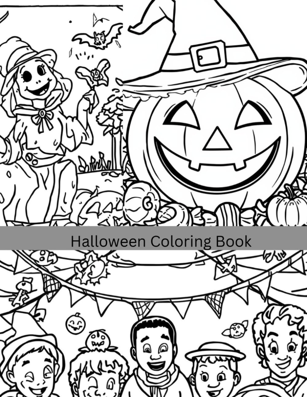 Halloween Coloring Book