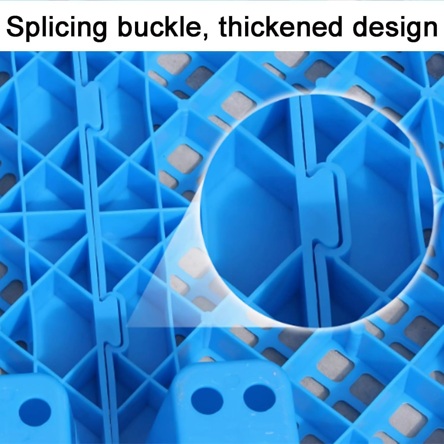 Lightweight Floor pallets Waterproof mesh Ventilated Floor Trays, Breathable mesh mats, Storage Trays, for Warehouses, Kitchens, supermarkets Grille Ventilation pallets(Schwarz,40x30x10cm)