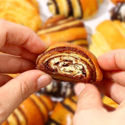 Miniatura 4 de Rollos de canela  Bollos de canela  Pastelería de desayuno  Rugelach Pasteles Croissants de canela  Sin colorantes añadidos  Sin lácteos y nueces