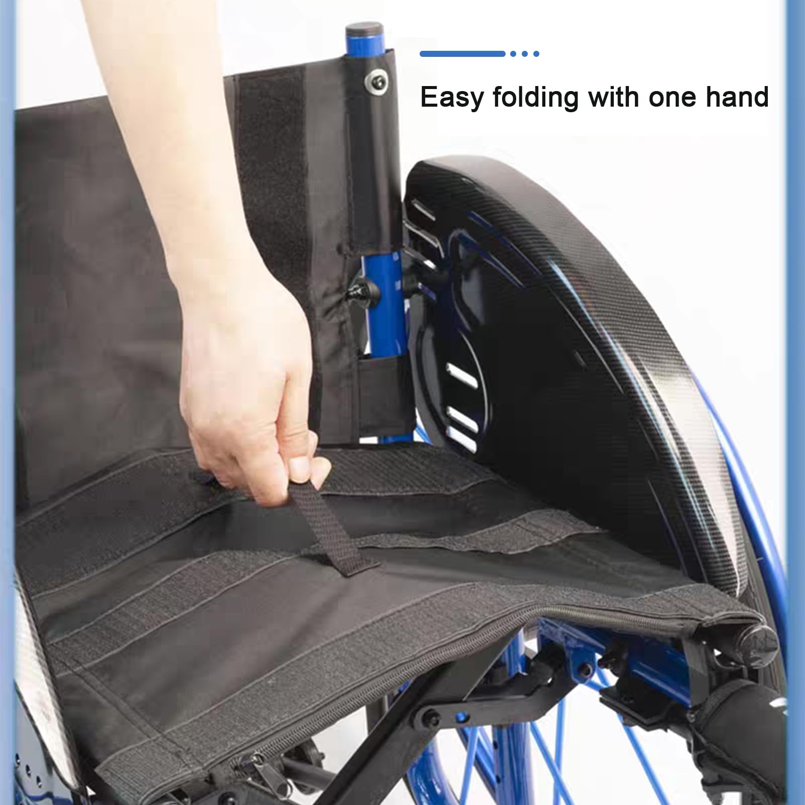 Silla de Ruedas Ultraligera,Sillas de Ruedas Manuales Autopropulsables,Sillas de Ruedas Deportivas Plegables Portátiles/Purple/Seat Width 36Cm