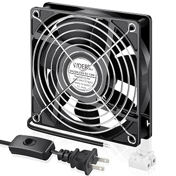 120mm EC Cooling Fan, 110V-240V AC Ball Bearing