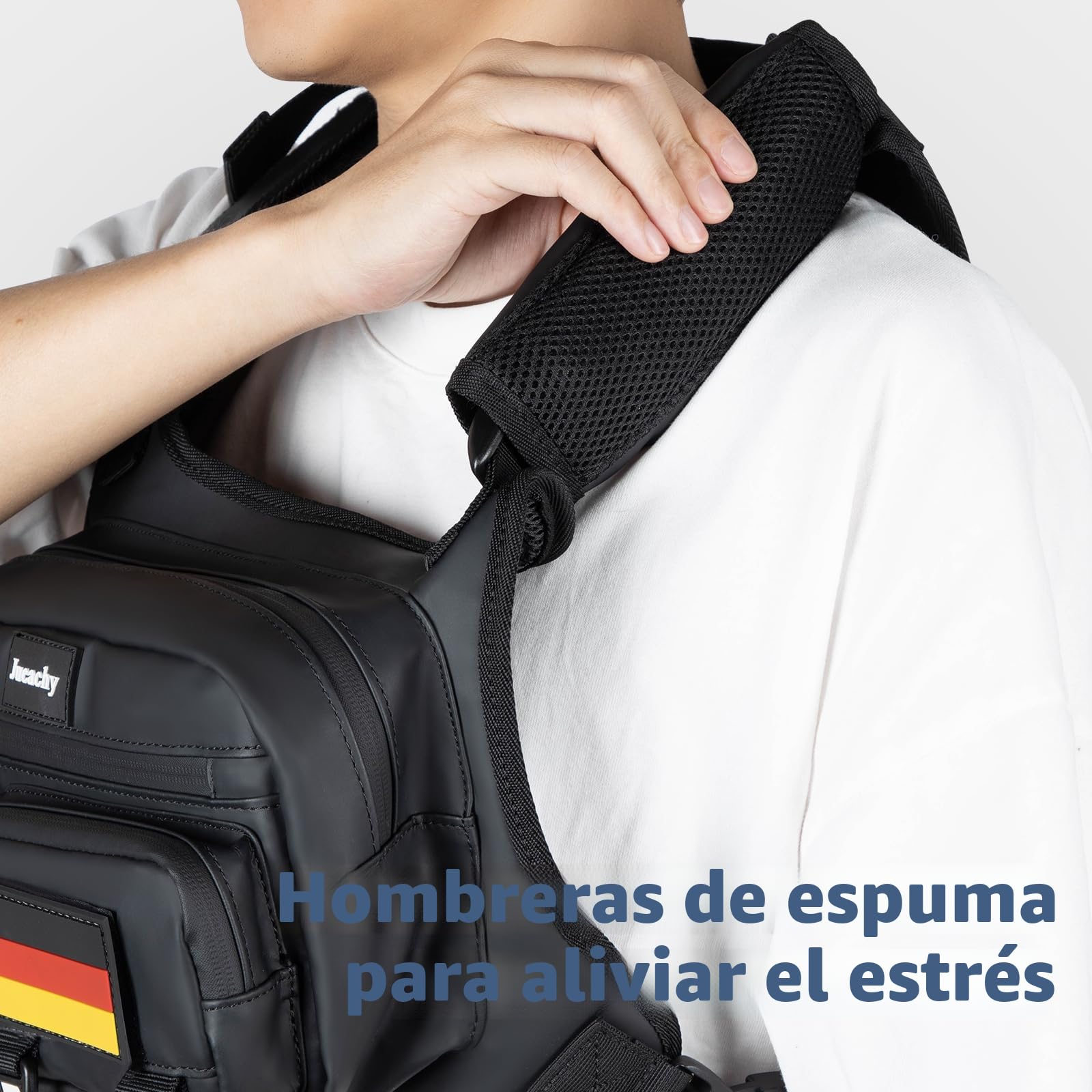 Jueachy Impermeable Chaleco Runing Mujer Hombre: Multifuncional Bolsa de pecho Chaleco Reflectante Runing Con Tirantes Ajustables Para Gimnasio Correr Entrenar