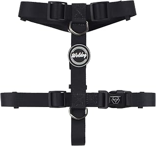 Peitoral H Para Cachorros in Black Tamanho G Woldog