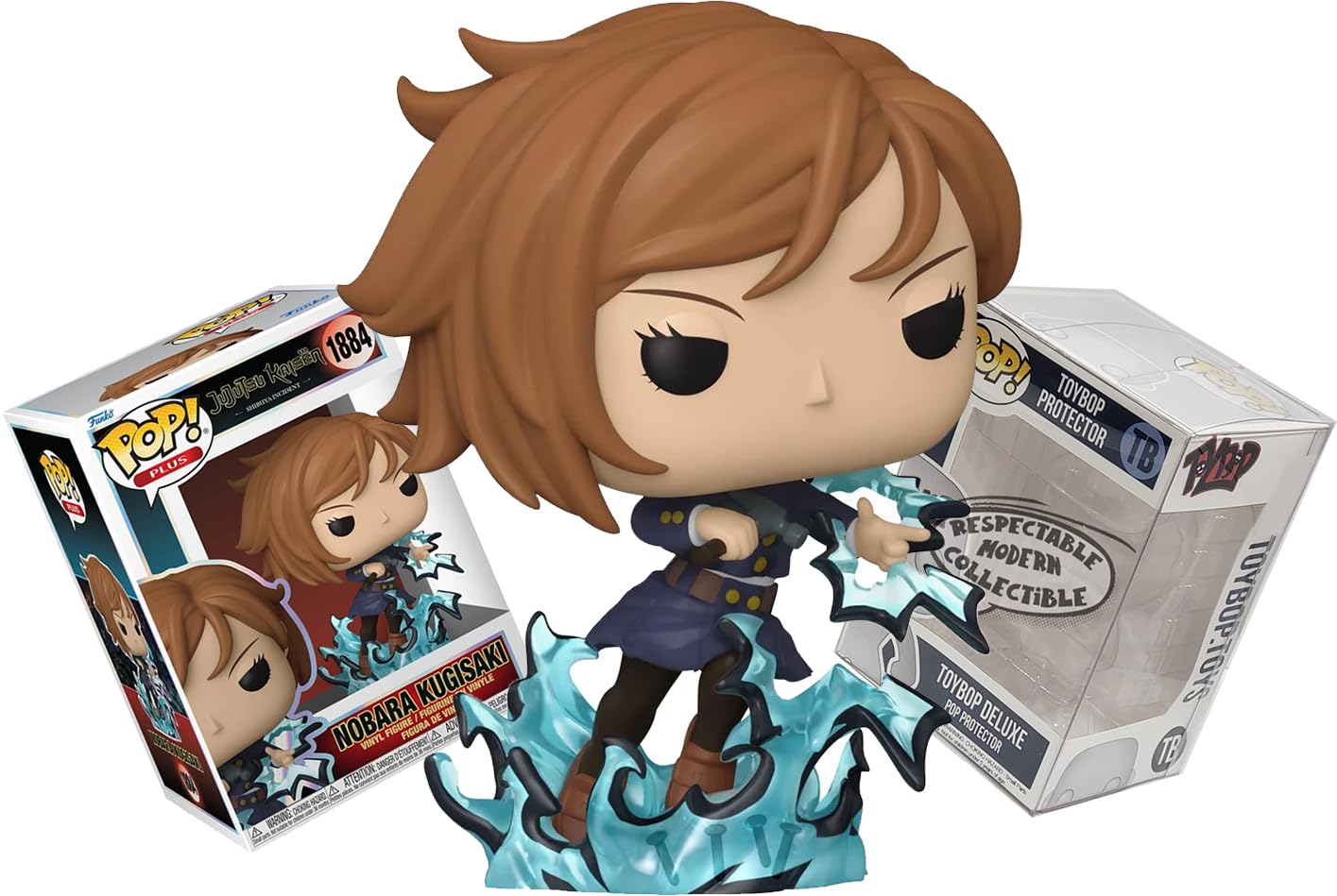 Funko Pop Plus: JJK - Nobara With CH - Glow In The - View #6