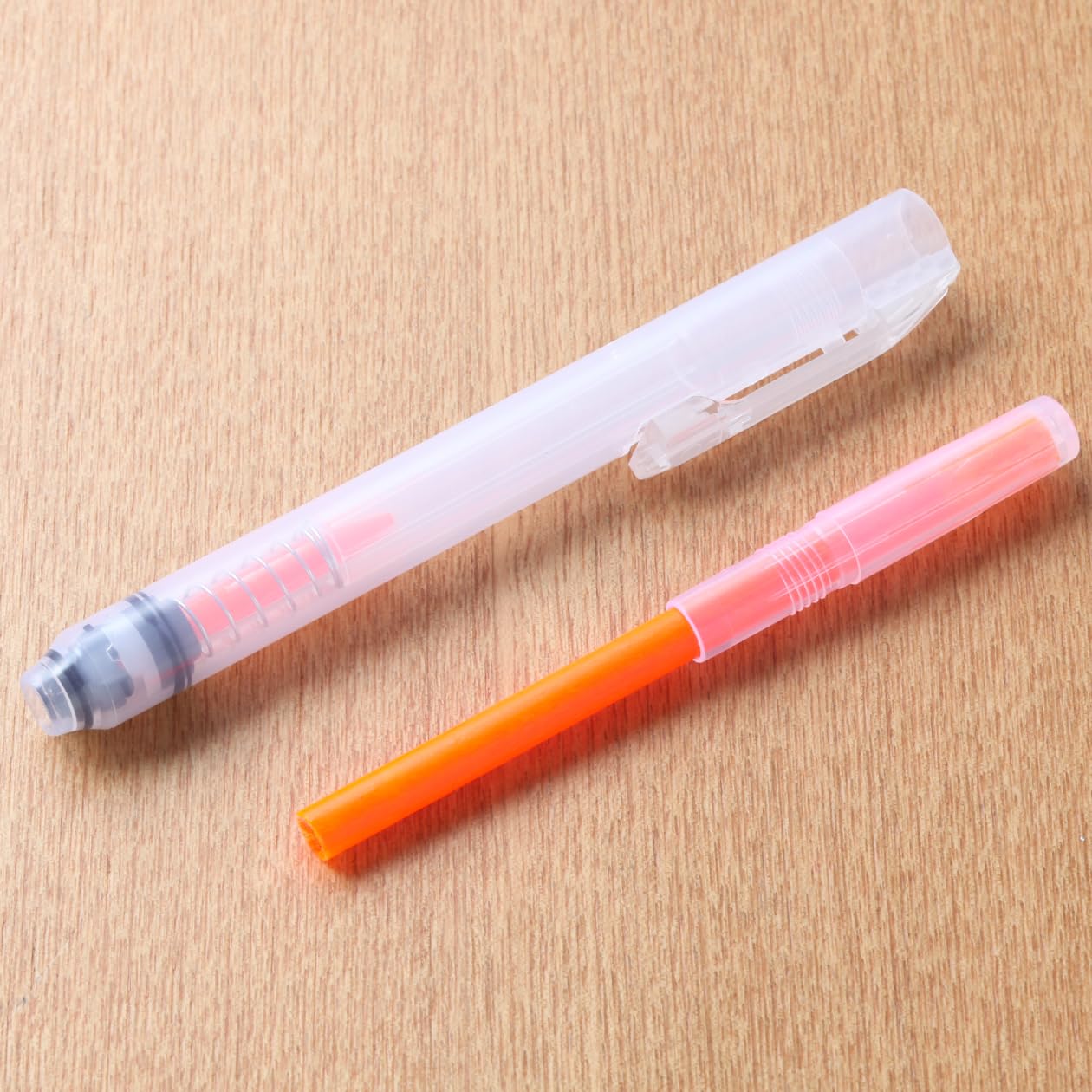 無印良品 ポリカーボネート ボールペン オレンジ イチロー使用 無印良品 ポリカーボネート ボールペン オレンジ イチロー使用 無印