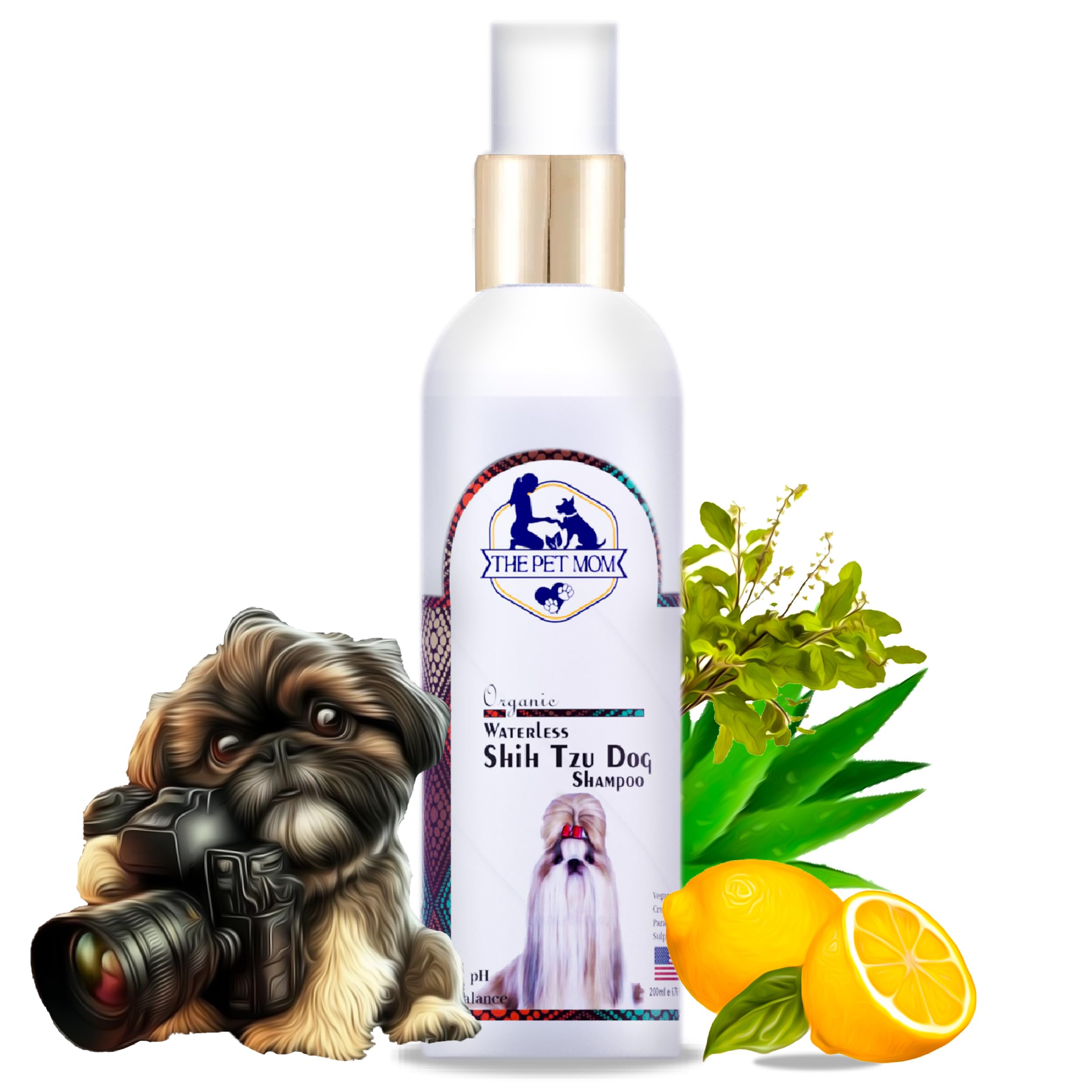 The Pet Mom Dry Bath Spray Waterless Shih Tzu Dog Shampoo | Cleanse, Conditioned, Fresh Fragrance, Soft & Smooth Coat | Easy to Use Dog Shampoo for All Type Dog –200Ml (B0CXM4767M) Amazon Price History, Amazon Price Tracker