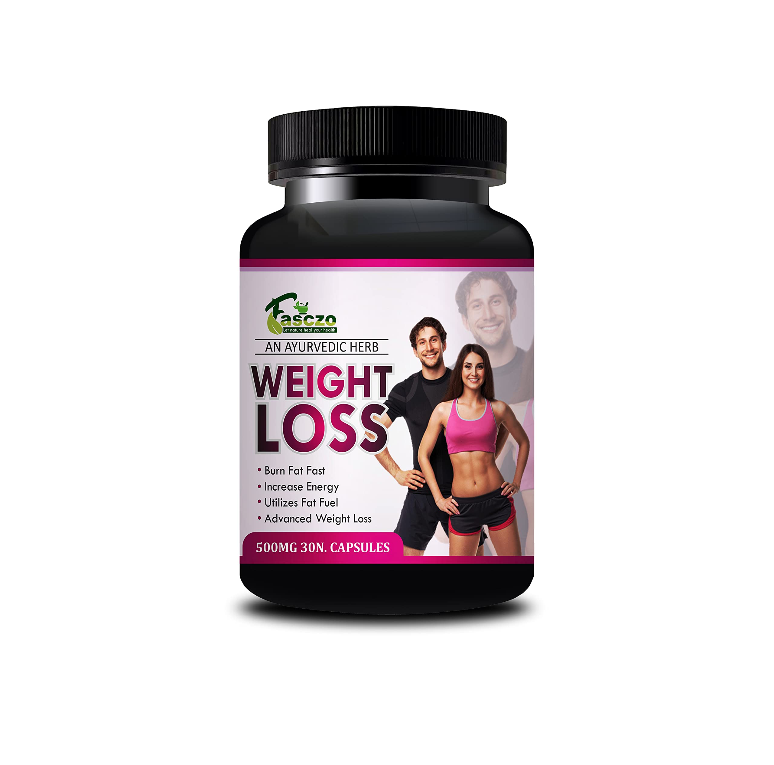 FASCZO Weight loss Capsules Fat Burner Products for Women & Men Weight loss Belly Fat Cutter Supplements .Zero side effects(Pk of 1-30 Capsule), Brown
