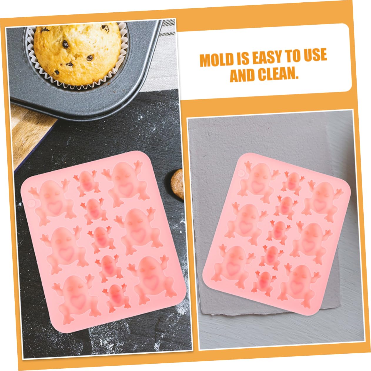 Operitacx 10pièces Moule Forme De Pour Chocolat Pâtisserie Et Desserts Facile à Démouler Nettoyer Pour Gâteaux Et à Thème