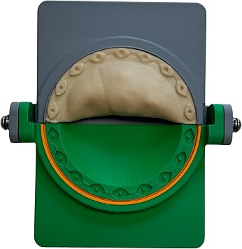 USA, Empanada Maker Press, 5.5, 4.7 or 3.5 inches, gray and green, empanadas. Eye, 4.7 inches