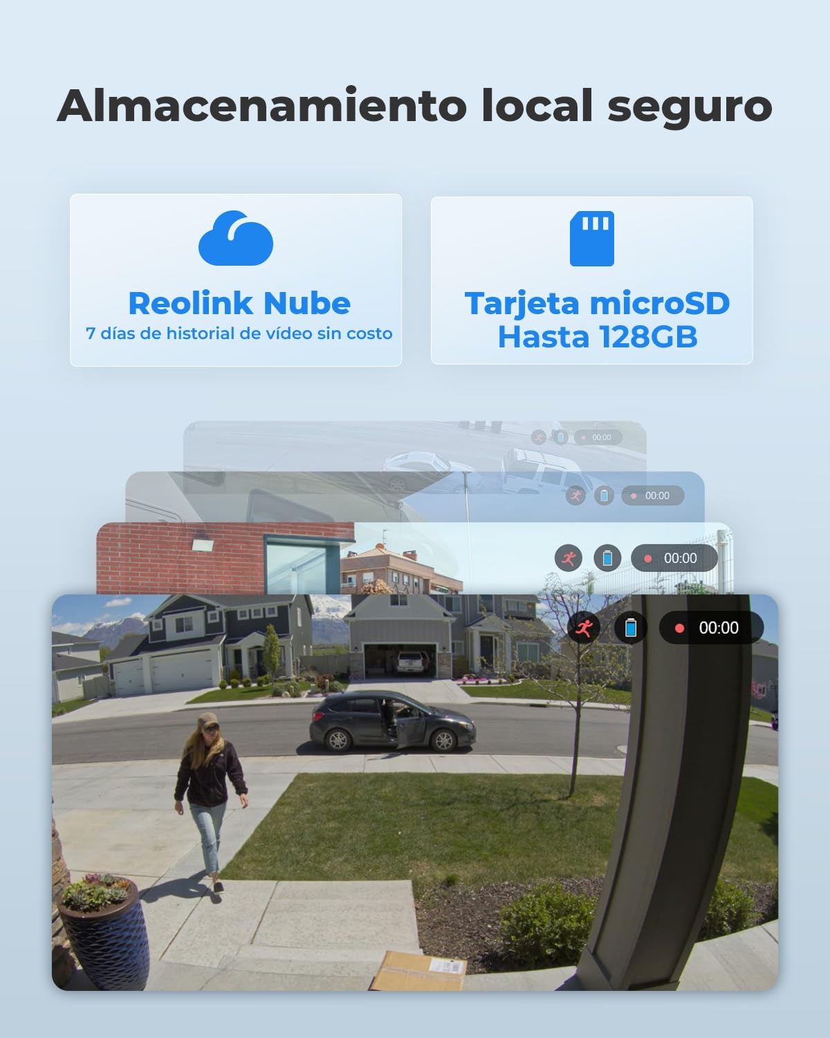 Reolink 8MP Telecamera WiFi Esterno Senza Fili, Argus 3 Ultra Videosorveglianza WiFi 2,4&5 GHz con Batteria e Pannello Solare, Rilevamento, Visione Notturna a Colori, Cloud/Alexa (Ricondizionato)