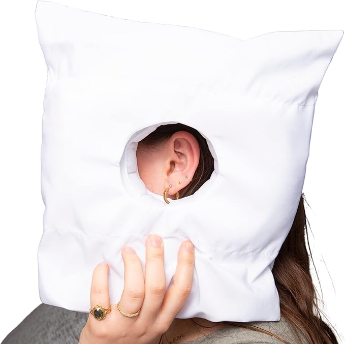 MOYOAMA Piercing Pillow for Side sleepers Pillow with Ear Hole Ear Pain Relief