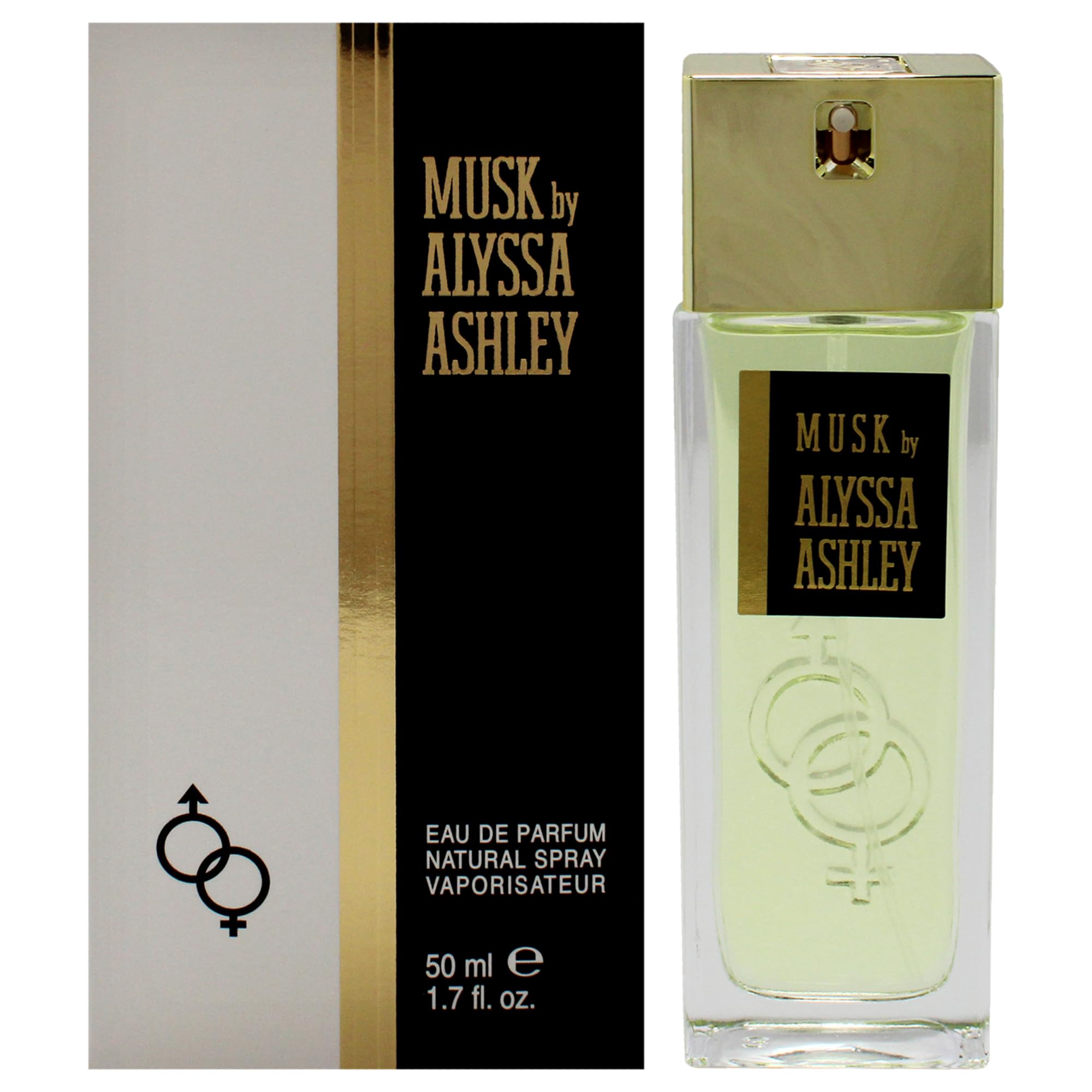 Alyssa Ashley Musk - Perfume for Men and Women with Citrus and Sicilian Bergamot - Long Lasting - Womens Fragrances - 1.7 oz EDP Spray