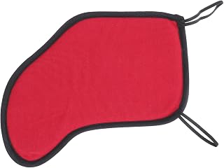 Toddmomy Almohadilla De Algodón Barbilla Cómoda y Práctica Soporte Para Violín Suave y Agradable Piel Color Rojo