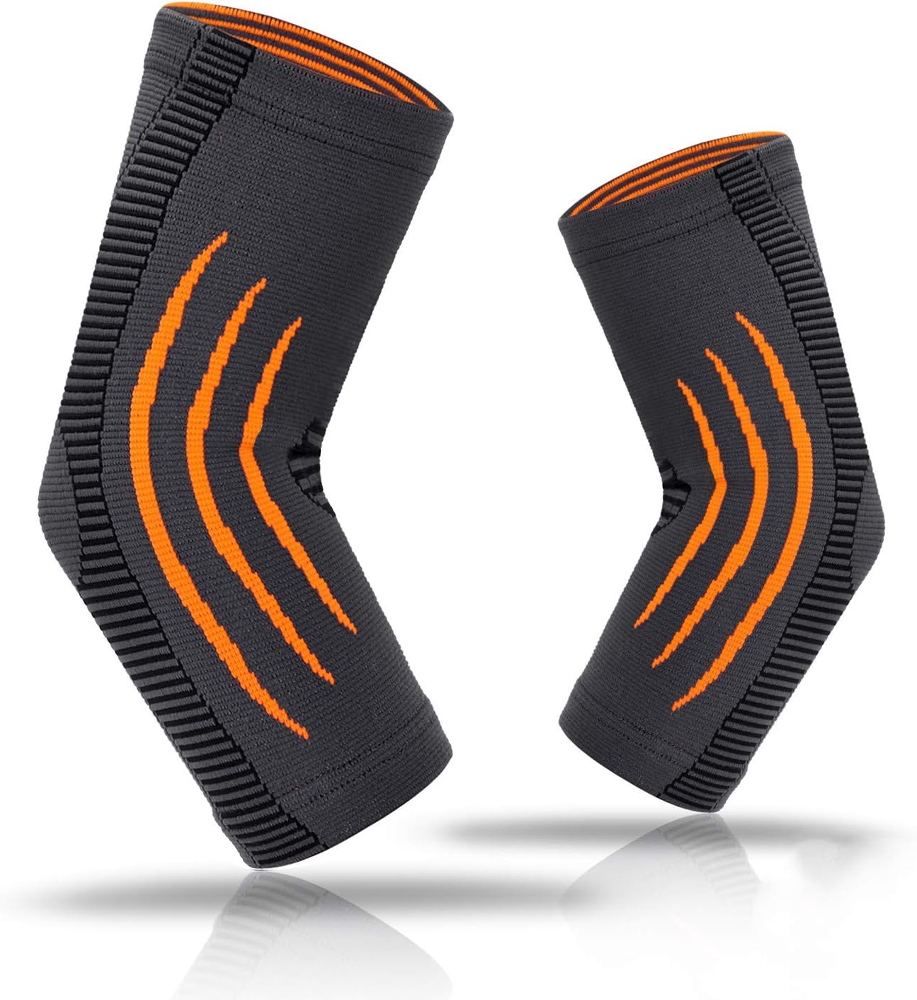 Upfist Elbow Brace Compression Sleeve Elbow Support for Weightlifting- Joint Pain, Tendonitis, Arthritis, Arm Protection, Tennis and Golfers Elbow - Pair