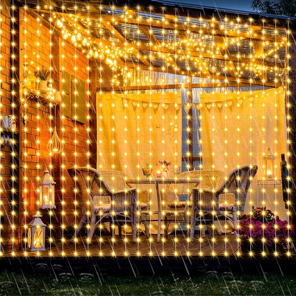 Smart App kurtyna świetlna 2 x 2 m, 400 diod LED