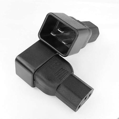 Miniatura 4 de GINTOOYUN IEC320 C13 a C20 Adaptador de corriente Convertidor de CA 15A a 10A Hembra C13 a Macho C20 Adaptador de enchufe de alimentación para