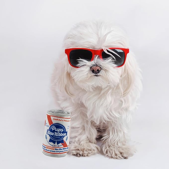 Haute Diggity Dog Juguete para Perro Lata de Cerveza con Chirriador miniatura 6