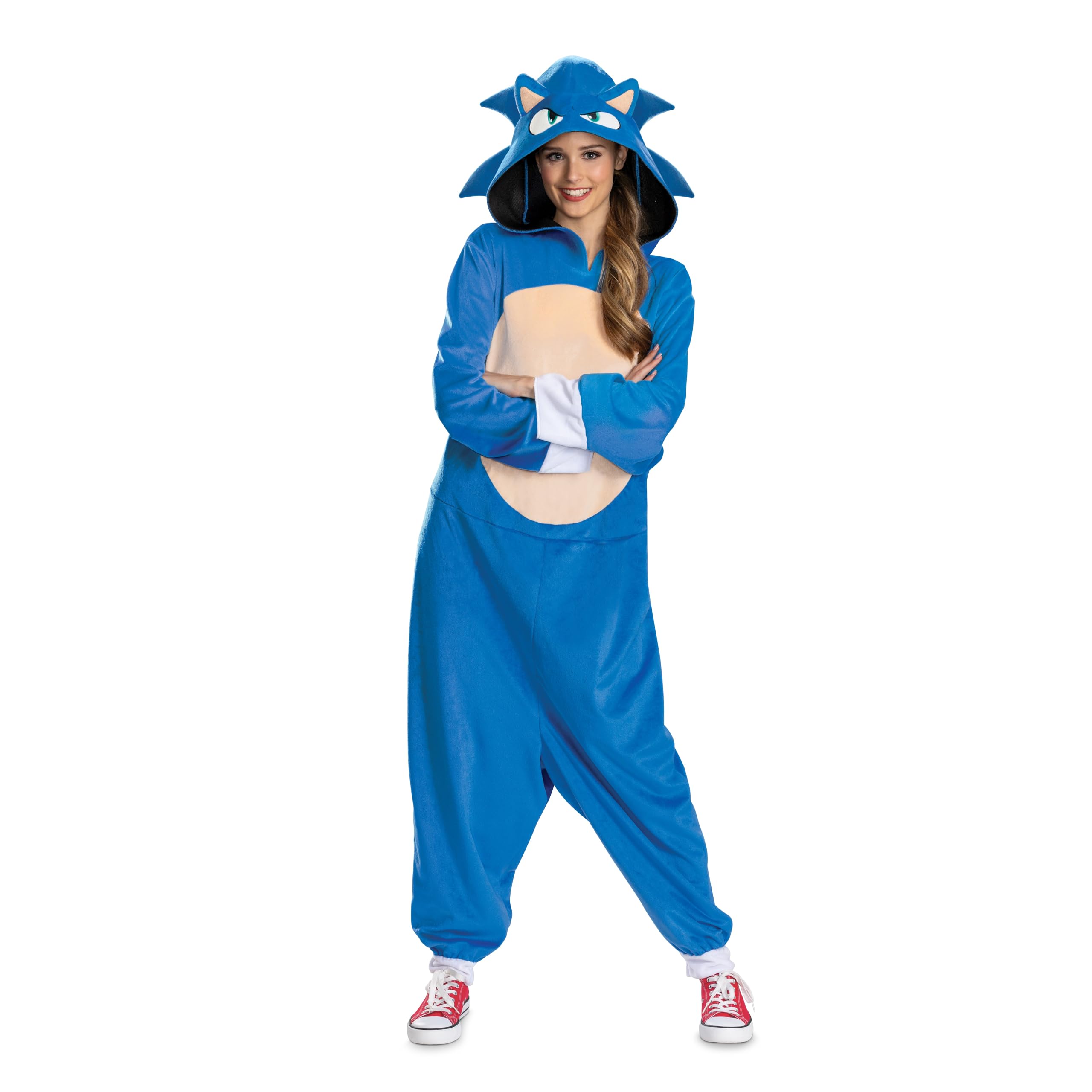 DISGUISE 162769SM-20L SONIC MOVIE 3 DLA DOROSŁYCH - UNISEX Dress Up & Akcesoria, Niebieski