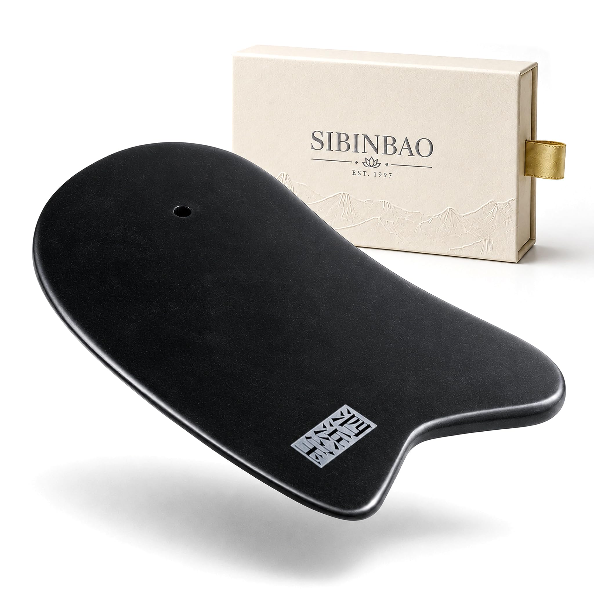 Amazon.co.jp: SIBINBAO 泗浜砭石 かっさプレート 厳選天然石 素材鑑定