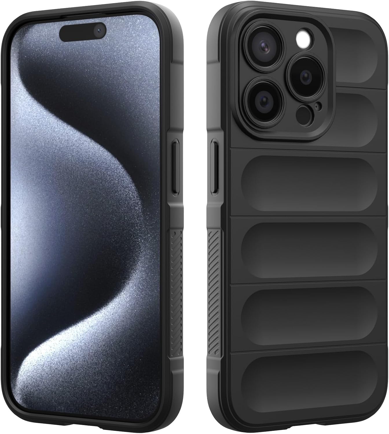 ShieldTech AirGuard Series Back Cover for iPhone 14 Pro (Black)