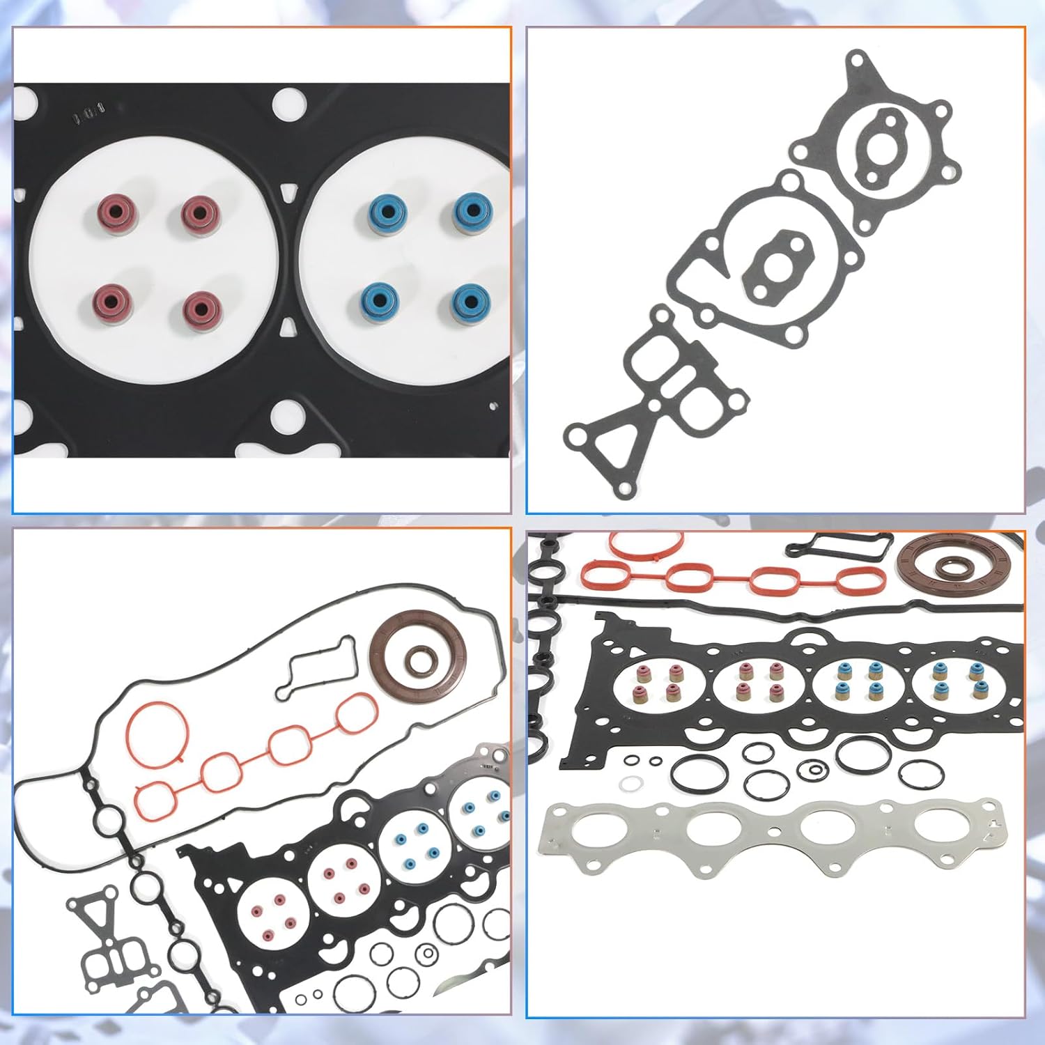 G4FJ 1.6T Engine Cylinder Head Gasket Set Fits for Hyundai Elantra/Sonata/Tucson, Kia Forte/Optima/Soul 2015 2016 2017 2018 2019 2020 2021 1.6L DOHC Turbo OE G4FJ 20910-2BU06