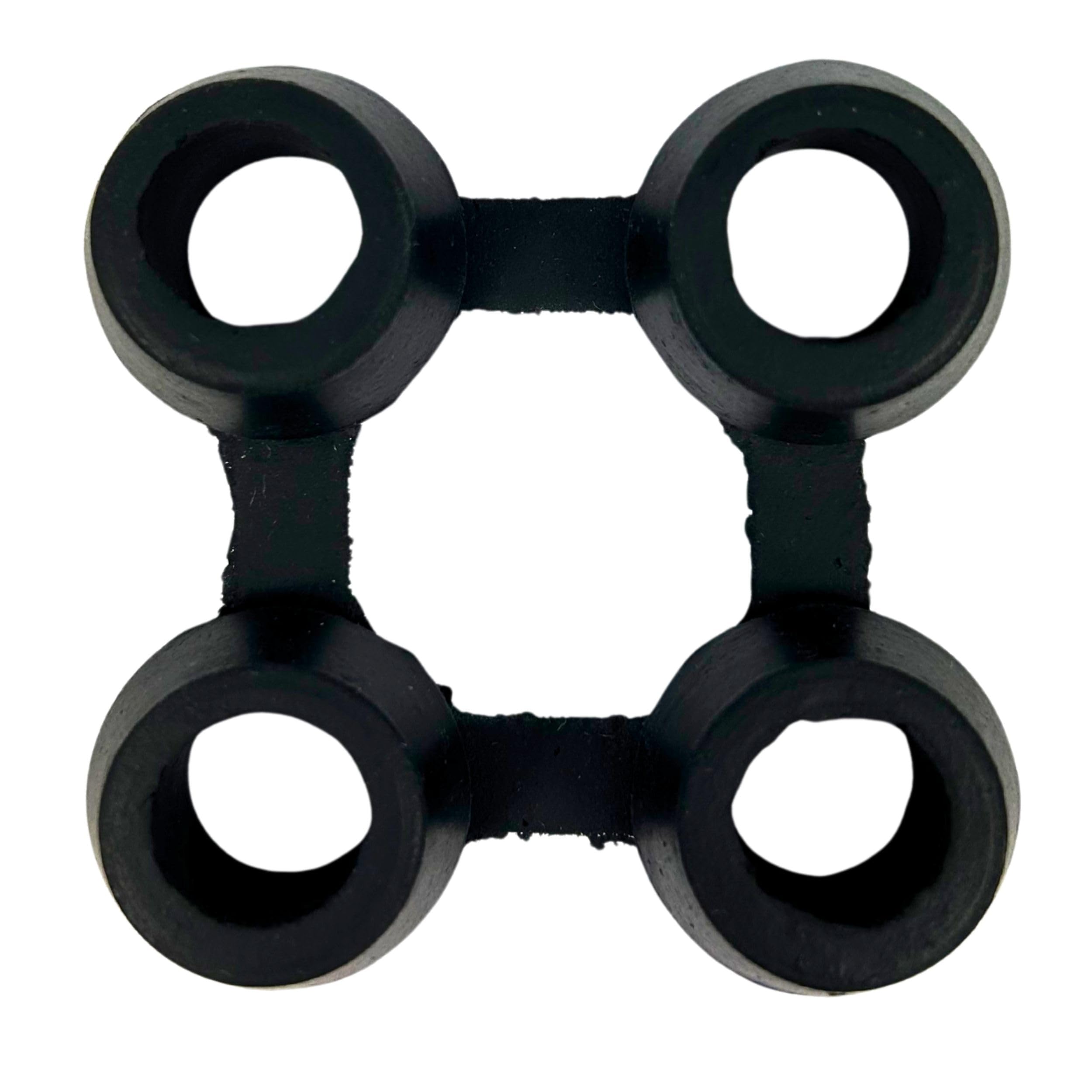 16mm Rubber Grass Mat Connectors Natural Rubber Weather Resistant Non Slip Mat Joining Clips for Outdoor Play Areas Paths and Walkways Easy Fit Alternative to Cable Ties (10)