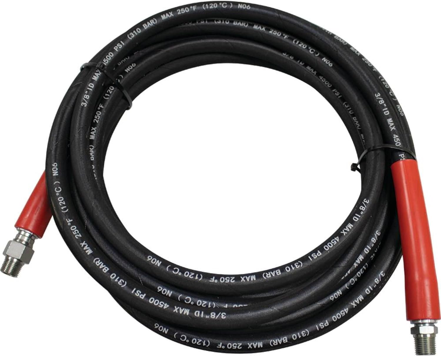 Stens Pressure Washer Hose 758-700 Black Color 4000 PSI Max