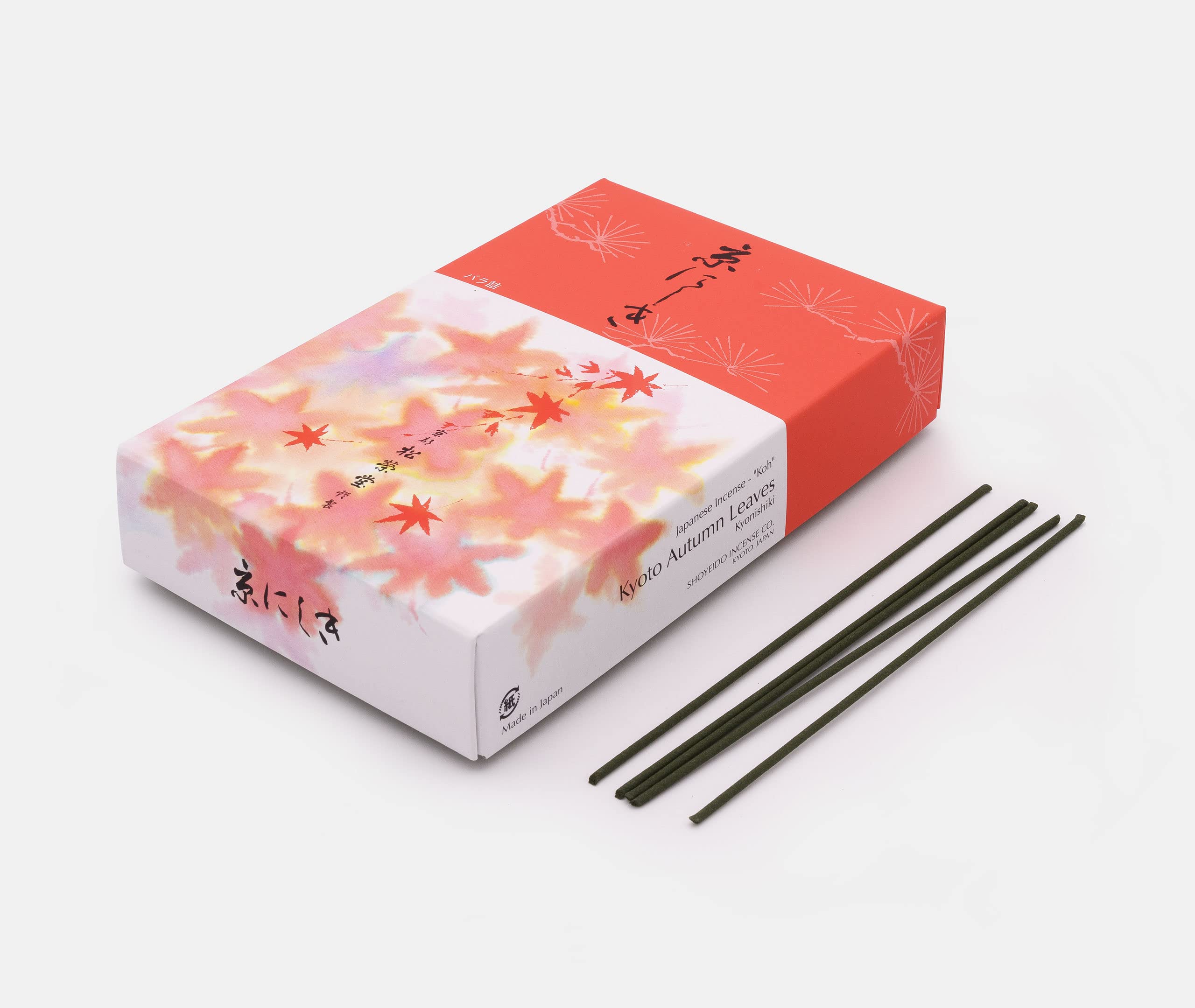 Zen Minded - Shoyeido Kyo-nishiki Hojas De Otoño Incienso Japonés 100% Natural - 490 Sticks Big Box