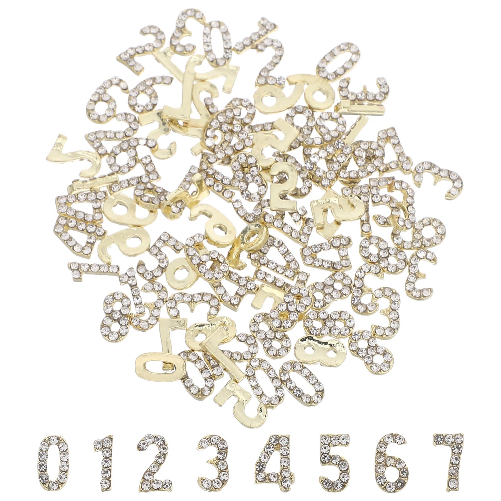 FOMIYES 100 Pezzi Di Per Unghie Gioielli Per Unghie Con Haoshi Nail Art