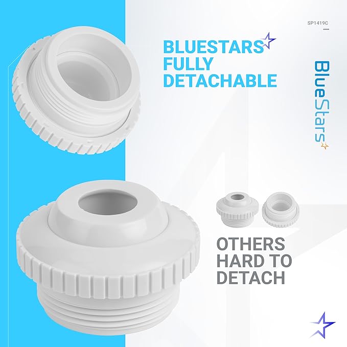 Repuestos para piscina: kit de 6 boquillas direccionales de 1/2" miniatura 5