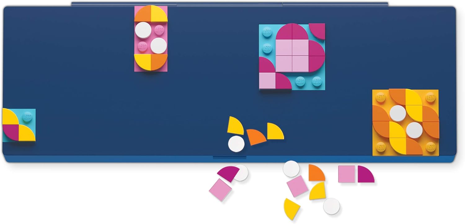 LEGO DOTS Pencil Box, DIY Craft Kit for Kids, Makes a Great Birthday Gift for Kids who Love Creative Toys and Homemade Craft Sets