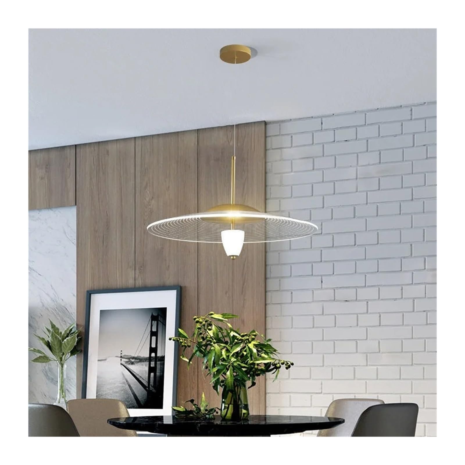 Transparent Acrylic Pendant Lights Dining Room Restaurant Kitchen Hanging Lights Fixtures Living Room Bar Decor