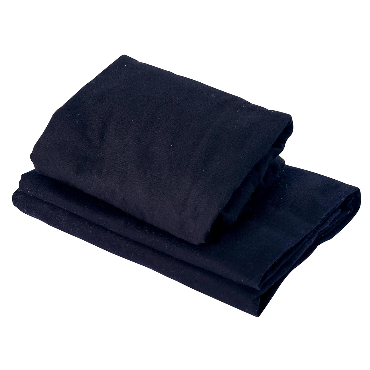 Master Massage Cotton Flannel Sheets Set (3 Piece Set) Massage Table Cover Set, Beauty Salon SPA Bed Replacement Cover, Includes Table Cover, Face Cushion Cover, Table Sheet, Black