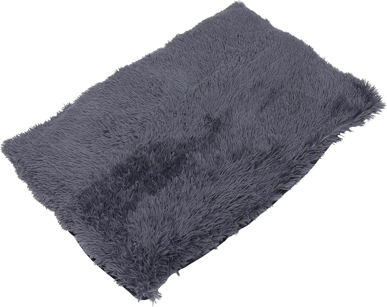 Hemoton Large Plush Pet Bed Mat for Dogs and Cats, Warm Winter Sleeping Cushion with Soft Long Plush Fabric, Washable Floor Pad for Indoor Use
