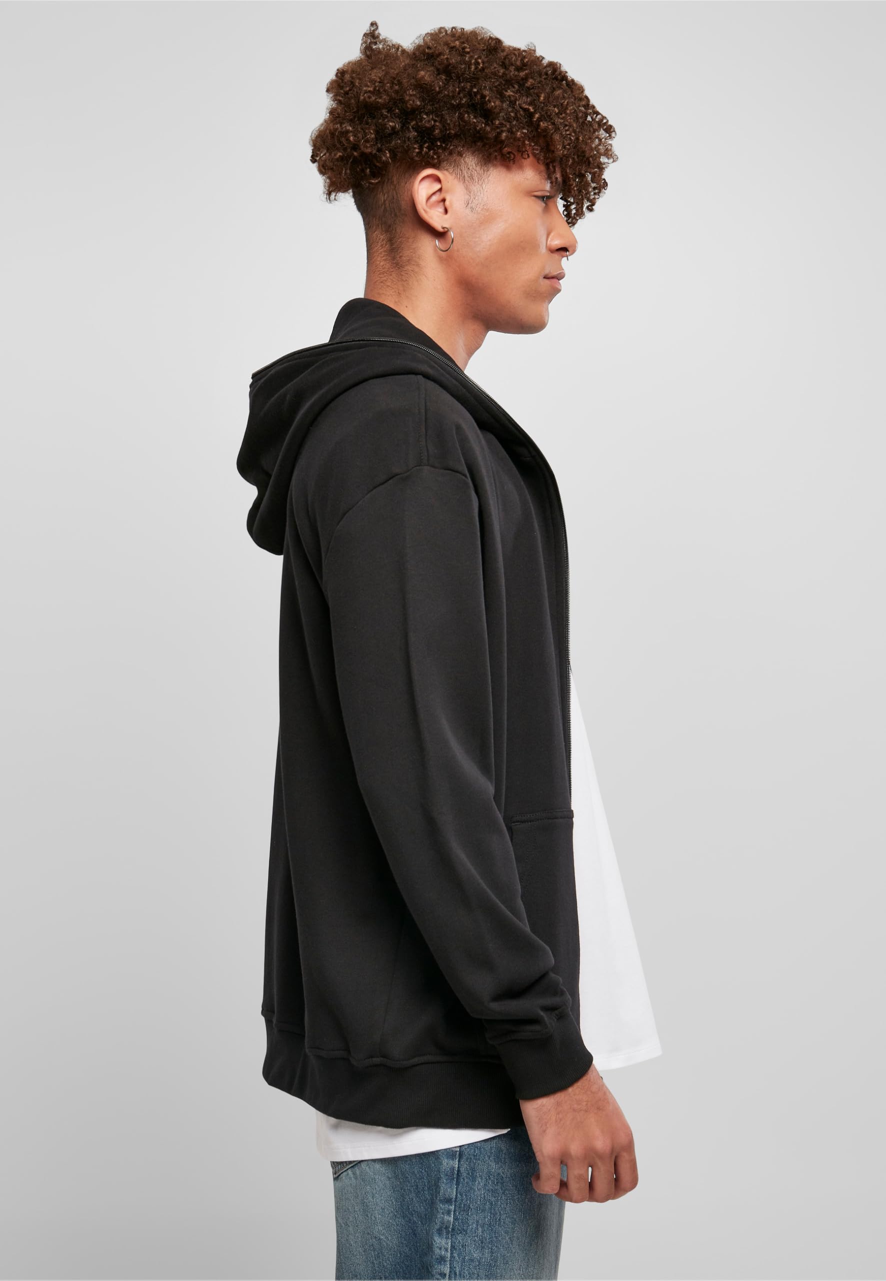 Urban Classics Herren Organic Full Zip Hoodie