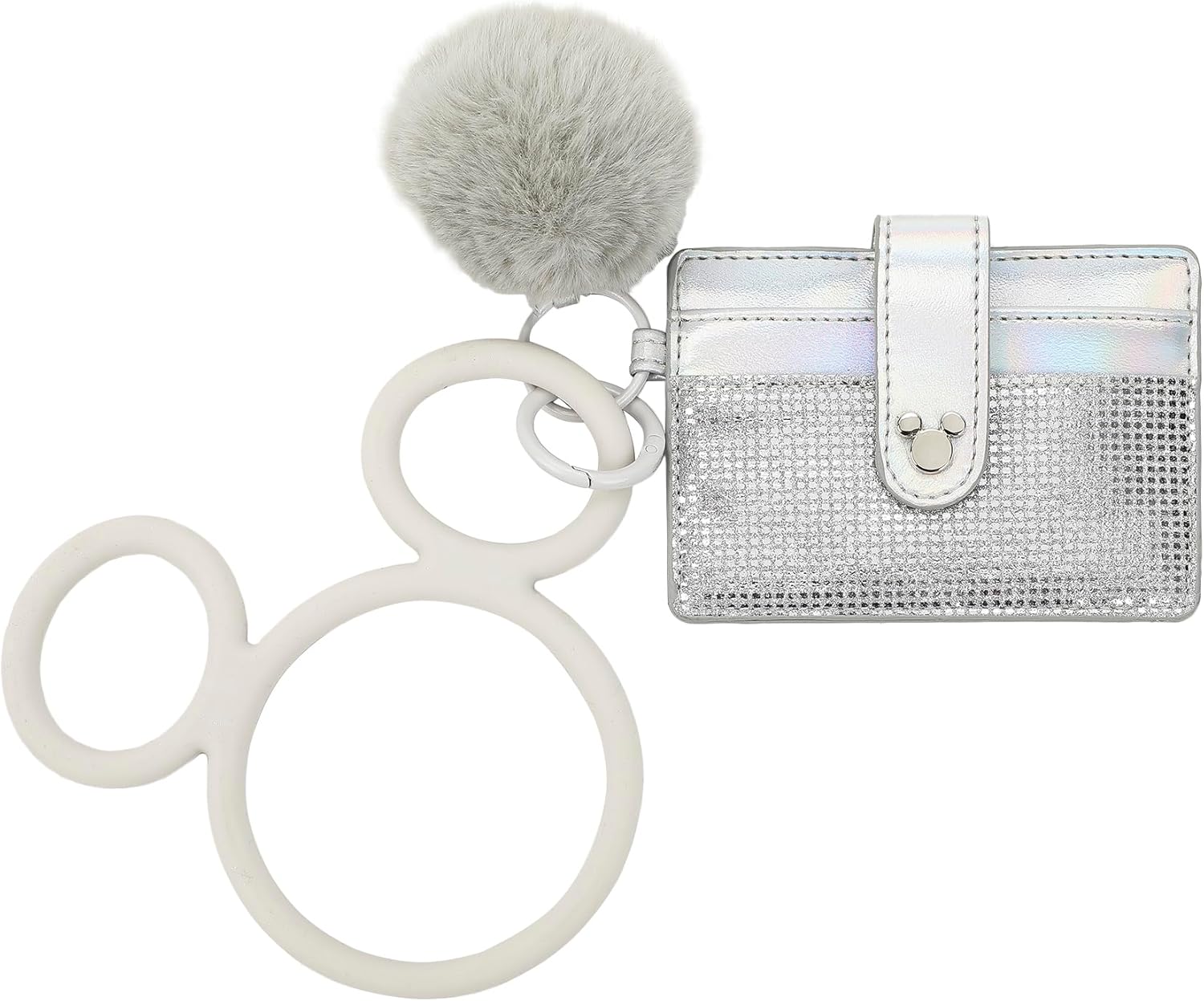 Bioworld Disney Mickey Mouse Gray 4" Wristlet Wallet