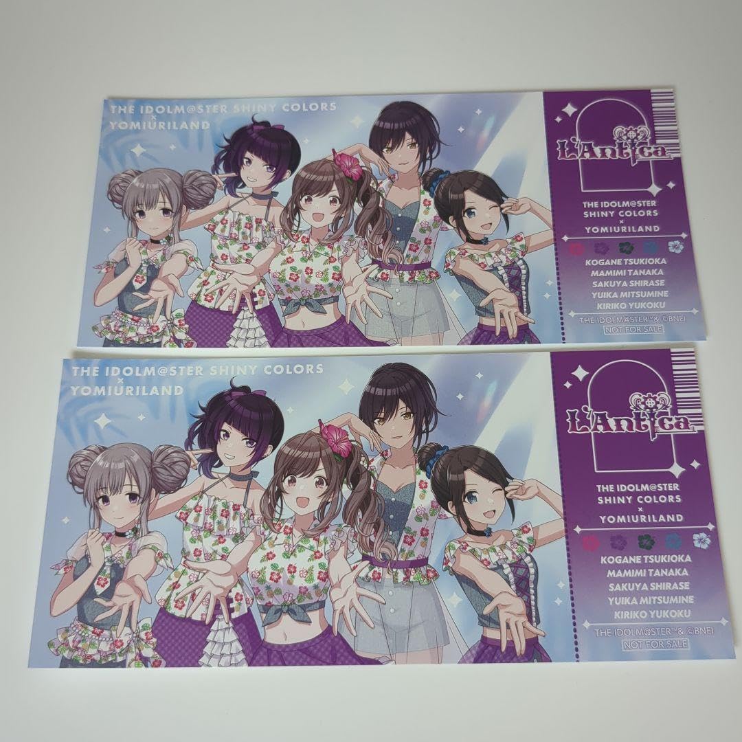 シャニマスパブミラーアンティーカ5人分恋鐘咲耶摩美々結華霧子