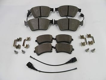 replacement front & rear brake pads set for Bentley GT GTC Flying Spur 2004-2019 LOW DUST TopEuro #537