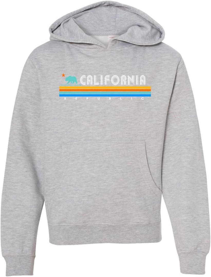 Dolphin Shirt Co California Republic Vintage Stripe Youth Sweatshirt Hoodie