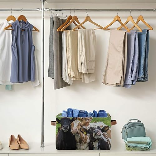 Miniatura 59 de AUUXVA Cesta de almacenamiento de pintura de tinta vintage para pájaros, caja de almacenamiento de lona duradera plegable para juguetes, cesta Tinta