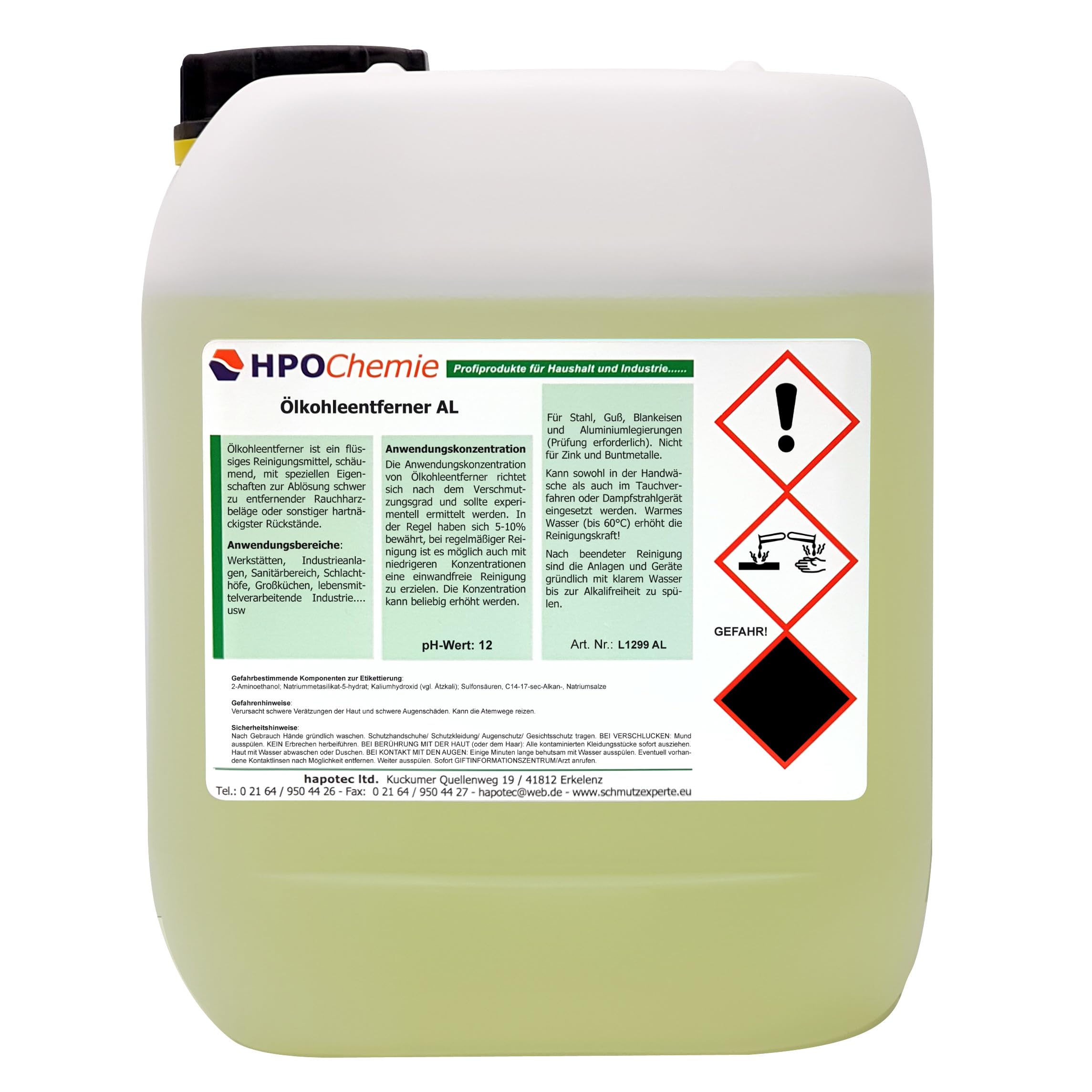 Ölkohleentferner AL - 5 Liter