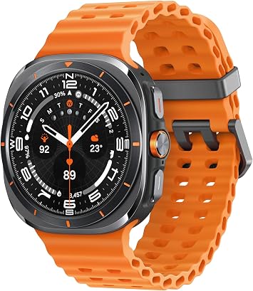 Samsung Galaxy Watch Ultra Smartwatch - 2025 Version, 47mm, Titanium Gray, LTE CAD Version &  - Durable Titanium Casing, Cushion Design, Quick Button, AI-Powered Health Monitoring