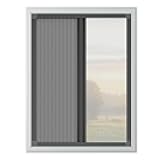 Custom Day Night Cellular Shades with Frame, NO Drilling Cordless Honeycomb Blinds 2 in 1 Blackout & Light Filtering,Left Right & Up Down,Waterproof Thermal Insulated Window Shades for Home,Grey