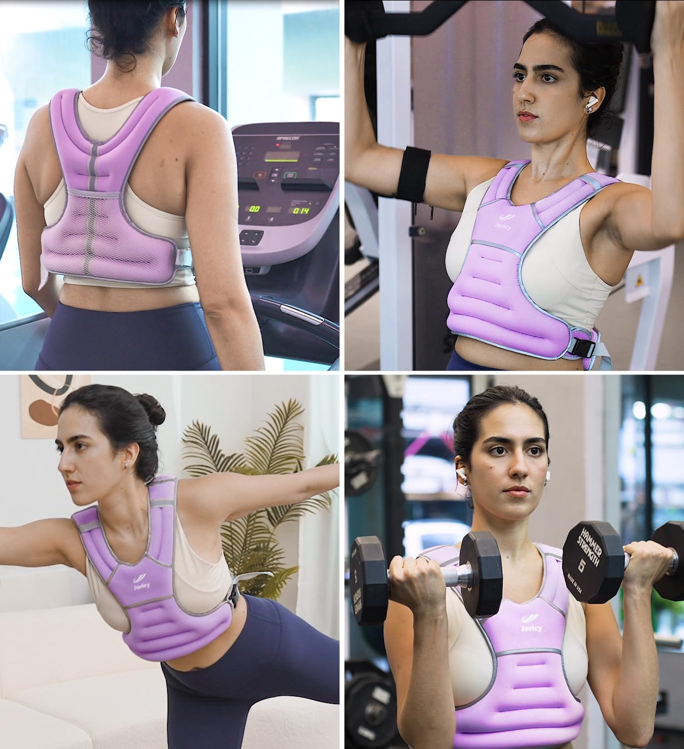 Weighted Vest Woman Men 6lb 8lb 10lb 12lb 15lb 18lb 20lb 25lb Weight Vest for Women, Rucking Vests with Reflective Stripe for Walking Running Workout Strength Training Weight Loss Fitness Weightlifting