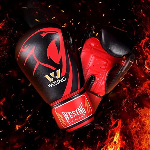 Miniatura 7 de Wesing - Guantes de boxeo profesionales para niños, hombres y mujeres, guantes de boxeo, kickboxing, entrenamiento para adultos y niños