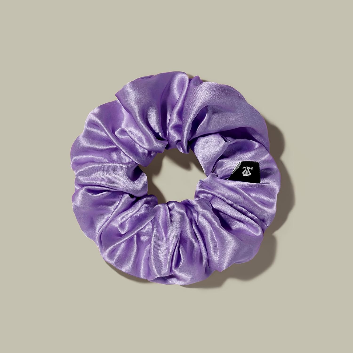 LILYSILK Silk Hair Scrunchies/Ties for Frizz & Breakage Prevention, 100% Mulberry, No Damage, Elastic ponytail Holders, 1Pc, Purple - Image 5